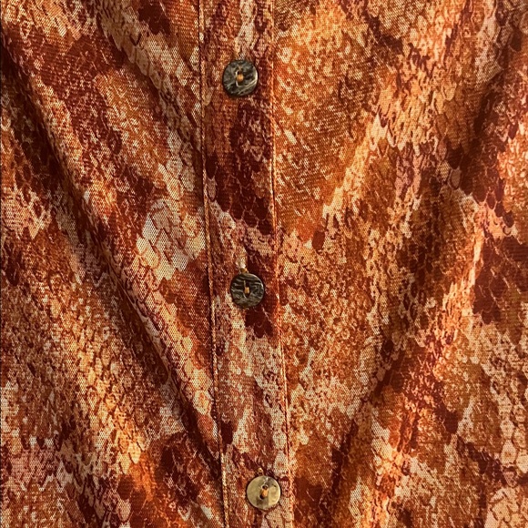 Daniel Rainn Nina Gold Snake Print Skirt - Picture 5 of 8